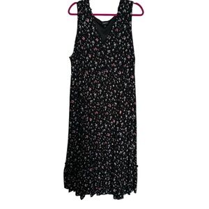 Torrid Black and White Pleated Sundress
